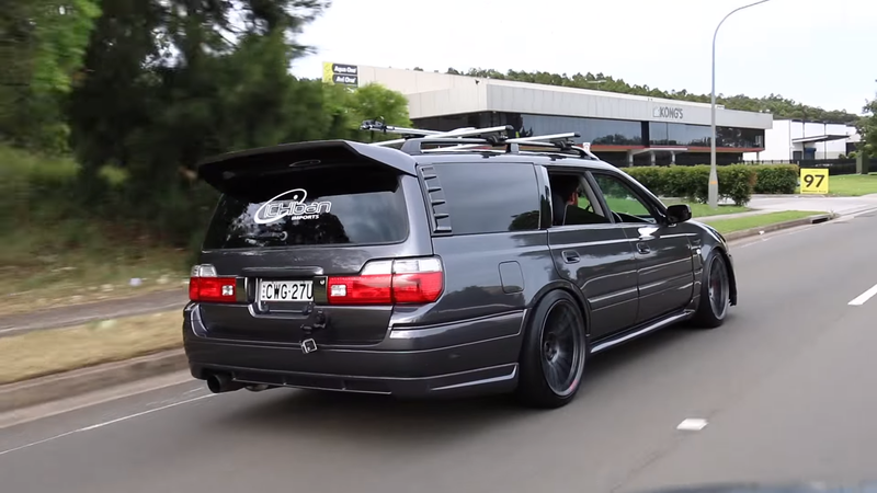 Illustration for article titled This Insane Station Wagon Is What Every Nissan Skyline GT-R Wishes It Could Be